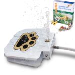 BACOENG Hunde-Trinkbrunnen mit Messingventil – Wasserspender für Garten & Terrasse