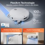 roborock Qrevo EdgeT Saugroboter mit Wischfunktion – 18.500 Pa & FlexiArm Technologie – Bild 3
