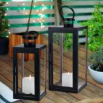 2er Set LED Laterne Marra aus Edelstahl & Glas – Moderne Gartenbeleuchtung 39 cm – Bild 5
