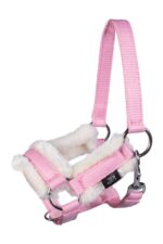 HKM Hobby Horse Halfter & Führstrick Set Rosa – Spielzeugzubehör mit Karabinerhaken – Bild 2