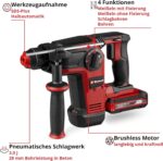 Einhell TP-HD 18/28 Li BL Akku-Bohrhammer – 18 V Brushless mit 4 Funktionen & SDS-plus – Bild 4