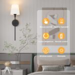 Aipsun Akku-Wandleuchte 2er Pack mit Fernbedienung – 5500mAh dimmbar für flexibles Wohnlicht – Bild 8