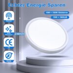 Aulaiyi 2er Deckenlampe mit Radarsensor – LED Deckenleuchte 4000K für Flur & Treppe – Bild 6
