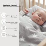 roba Babybett Little Stars 70x140 cm – Umbaubares Kinderbett mit Komplettausstattung – Bild 9