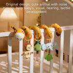 TUMAMA KIDS Giraffe Spirale Kinderwagen Spielzeug – Hängespielzeug für Babys 0-12 Monate – Bild 3