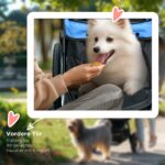 PawHut Hundebuggy klappbar für Hunde & Katzen bis 20 kg – Blau – Bild 9