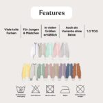 Ehrenkind® Babyschlafsack mit Füssen | Musselin 1.0 TOG – Bio-Baumwolle für den Sommer – Bild 8