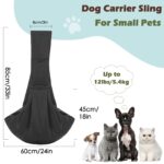 Pawaboo Hunde-Tragetasche für kleine Hunde – Freihändig mit Sicherheitsgurt & Wendelbares Design – Bild 3