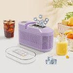 whsiodj Eiswürfelbereiter 120W – Tragbare Eismaschine mit 8 Würfeln pro Zyklus für Zuhause & Auto – Bild 2
