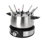 Silva Schneider Elektro-Fondue PK-F 140 – 1500W für 8 Personen mit Edelstahl-Topf – Bild 2