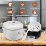 Bear Reiskocher 3,5 Tassen mit Dampfgarer – Multifunktionaler 350W Mini Reiskocher für 2–4 Personen – Bild 6