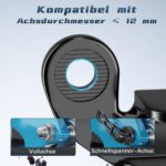 EFEALL Fahrradanhänger Kupplung für Qeridoo – Universelle Stahl-Kupplung bis 12 mm Achsdurchmesser – Bild 6