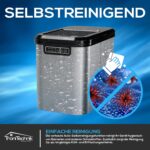 Tronitechnik EM 02 Eiswürfelmaschine – 12 kg/24 h Edelstahl mit Selbstreinigung – Bild 6