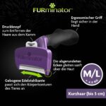 FURminator deShedding Tool für Katzen M/L – Unterfellbürste für Kurzhaar – Bild 4
