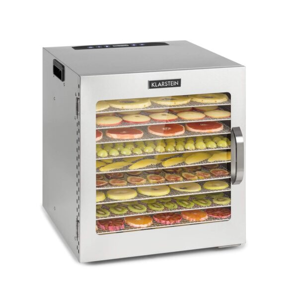 Klarstein Captain Jerky 110 Dörrautomat – 1000 W Dörrgerät mit Edelstahl für Obst, Gemüse & Fleisch