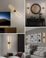 GOODEA 72cm Akku-Wandleuchte 2er-Set – 350° drehbar, Fernbedienung & Timer für Innenräume – Bild 8