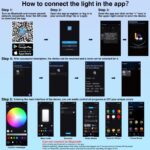 NATPOW RGB LED Gartenbeleuchtung 4er Set – Smart Gartenstrahler mit App & Fernbedienung – Bild 8