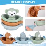 16-teiliges Badewannenspielzeug Set BITOYO – Silikon Wasserspielzeug für Babys & Kleinkinder – Bild 4