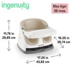 Ingenuity 2-in-1 Sitzerhöhung – Babysitz & Kleindersitz mit abnehmbarem Tablett – Bild 3