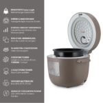 Yum Asia Tsuki Mini-Reiskocher 2,5 Tassen – Fuzzy-Logik mit Shinsei-Keramik – Bild 6