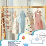 JSF Mitwachsende Kinderbügel Set 20er – Verstellbar 29-37 cm für Babys & Kinder – Bild 5