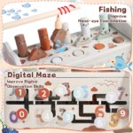 jerryvon 4-in-1 Holzspielzeug ab 1 Jahr – Montessori Motorikspielzeug mit Hammerspiel & Xylophon – Bild 5