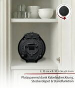 Cloer 6620 Crêpes-Maker 29 cm – Profi-Crêpesgerät mit Antihaftbeschichtung & Temperaturregelung – Bild 5