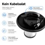 Sellnet Aschesauger SN119 15L 1200W – Kaminsauger mit DUAL Filtersystem & HEPA Filter – Bild 3
