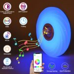 36W LED Deckenleuchte mit Bluetooth-Lautsprecher & Farbwechsel – Dimmbar für Jugendzimmer – Bild 5