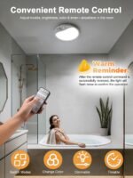 Tanbaby LED-Deckenleuchte mit 8000mAh Akku – Bewegungsmelder & Fernbedienung, dimmbar, ohne Bohren – Bild 6