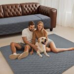 luciphia Wasserdichte Hundedecke 101x127cm – Rutschfest & Maschinenwaschbar für Sofa & Auto – Bild 7
