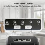 Kismile Eiswürfelmaschine – 11,8 kg/24h, 6 Min. Eiswürfel für Zuhause – Bild 4