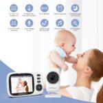 Babystar Babyphone mit Kamera – 3,2-Zoll-Monitor, Nachtsicht & Zwei-Wege-Audio ohne WLAN – Bild 2