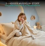 ALAVYA HOME® Kinderbettwäsche 100x135 Musselin – ÖkoTex zertifiziert für Allergiker – Bild 4