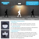Klighten 24W LED-Aussenlampe mit Bewegungsmelder – IP65 Wandleuchte Anthrazit – Bild 2