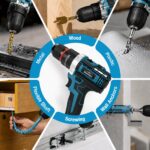 Dexnoca 21V Akkuschrauber Set 92-teilig mit 45Nm & 2.0Ah Akku – Professionelle Bohrmaschine – Bild 3