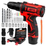 talifoca 12V Akkuschrauber Set – 25 Nm Drehmoment mit 2 Akkus & 25-teiligem Zubehör