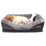 JOYELF Memory Foam Hundebett Small – Orthopädisches Hundebett mit waschbarem Bezug