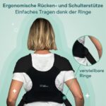 KOALA BABYCARE Elastisches Tragetuch – Ergonomische Babytrage für Neugeborene bis 15kg – Bild 5