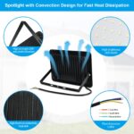 toobettp 100W LED Aussenstrahler 10000lm – IP66 Flutlicht Warmweiss für Garten & Hof – Bild 6