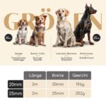 FREUDENTIER Hundeleine 2m Schwarz – Gepolsterte Führleine für grosse Hunde – Bild 6