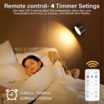 VIIVUU LED Wandleuchte mit Akku & Fernbedienung – 360° drehbar, 10 Helligkeitsstufen, 2er Set – Bild 5