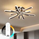 Amdelne LED Deckenleuchte 40W Blume-Design – Dimmbar 2800-6000K mit Fernbedienung – Bild 2