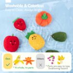 hahaland Obst & Gemüse Sortierspiel – Montessori Sensorik Spielzeug ab 6 Monate – Bild 7