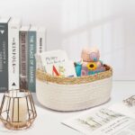 Sosayet Aufbewahrungskorb-Set 4er Baumwollseil – Handgeflochtene Organizer für Kinderzimmer – Bild 7