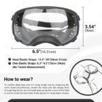 NAMSAN Hundebrille mit UV-Schutz & Weitblickgläsern – Augenschutz für grosse Hunde – Bild 6