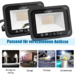EXTRASTAR 30W LED Strahler 2er-Set – 2400 lm Warmweiss IP65 Außenbeleuchtung – Bild 6