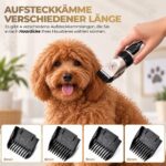 GLOBAL TECH Leise Hundeschermaschine – Professioneller Elektrotrimmer für Hunde & Katzen – Bild 4