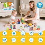 LearnToy Montessori 7-in-1 Aktivitätsset – Motorik-Spielzeug für Kleinkinder 18–36 Monate – Bild 2
