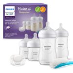 Philips AVENT Natural Response Geschenkset – 4 Babyflaschen mit Anti-Kolik-Ventil für Neugeborene